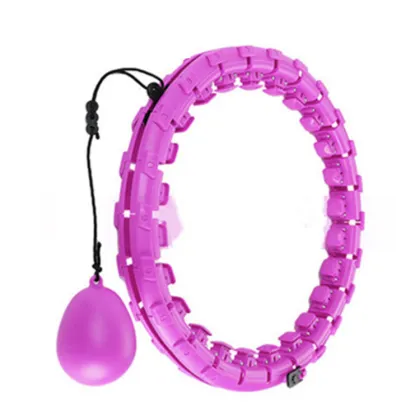 Circle Adjustable Yoga Home Fitness Smart Hula Ring Hoop For Adults