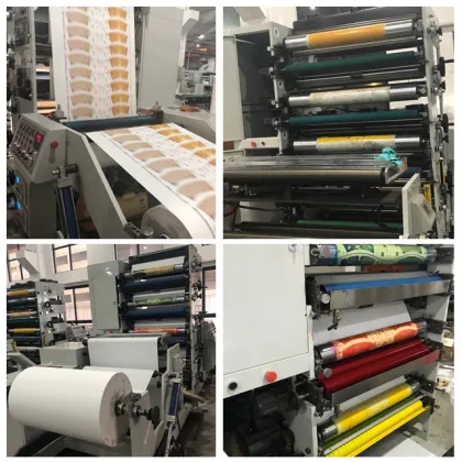 Gold Supplier Automatic Flexographic Printers 4 Color Flexographic Printing Machine