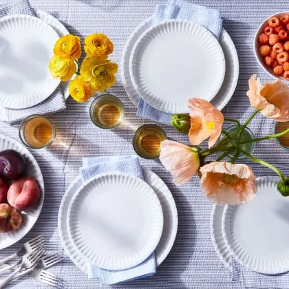 Biodegradable Disposable Paper Plates & Tableware