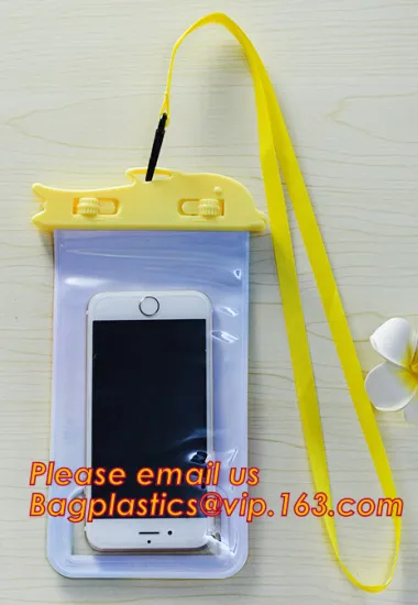 Hot product Hign quality PVC universal custom logo mobile phone waterproof bag, waterproof bag bike holder waterproof bike bags