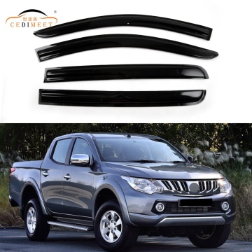 Visor de garde de pluie acrylique pour Triton L200 2016-2020