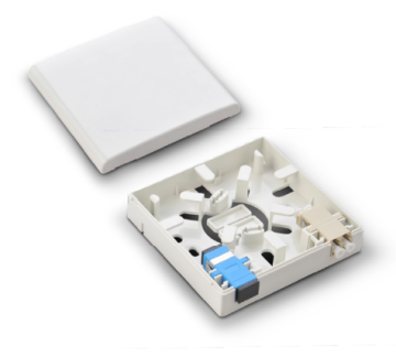 2 port LC fiber optic face plate oxygen wall outlet optic fiber