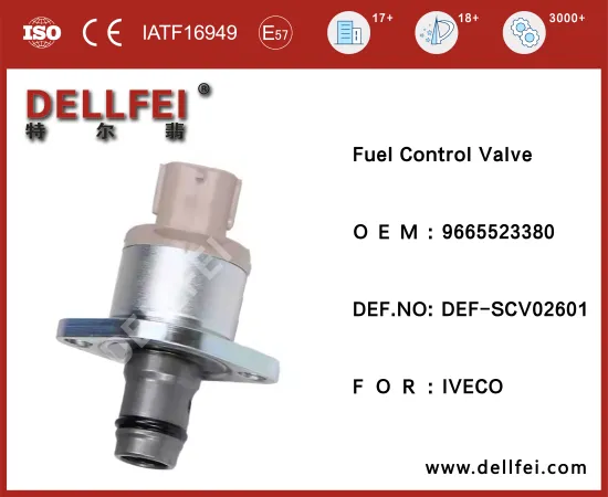 Fuel control valve 9665523380 for IVECO