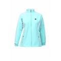 LADIES POLY LONG SLEEVE ZIP TOPS