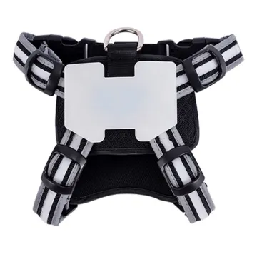 Outdoor Adjustable Reflective Rechargeable LED Flashing Safety Dog Harness Vest: Enhancing Your Pet's Visibility and Safety