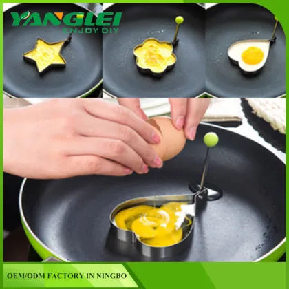 Cooking Kitchen Tools Stainless Steel Fried Egg Shaper Ring Pancake Mould Mold