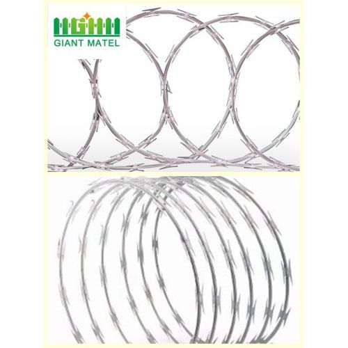 Galvanized Sharp Razor Barbed Wire High Security