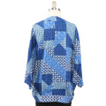 Women's Viscose Soft Patched Printed Cardigan