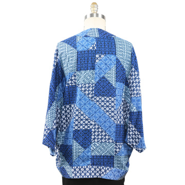 Women's Viscose Soft Patched Printed Cardigan