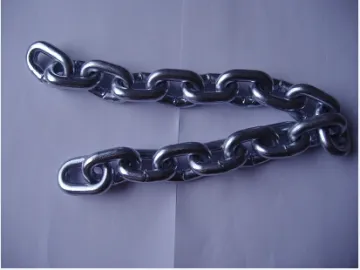 Short Link Chain with Galvanized Surface