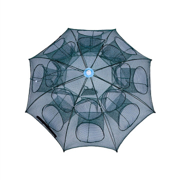 Tragbares Regenschirmformfischereinetz für Garnelen, Krabben und Garnelen