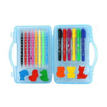 Creative DIY Marker Art Set for Kids with Plastic Storage Box