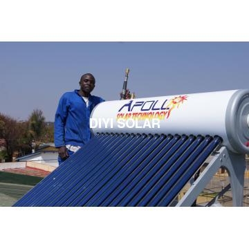 compacted pressurized solar water heater