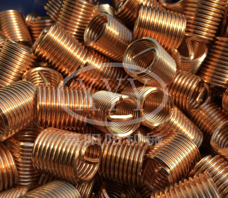 M6*1*1.5D Thread Insert Phosphor Bronze Steel Wire Metric System Packed in Carton