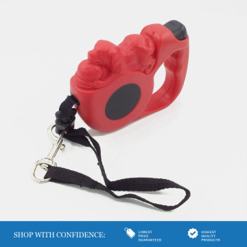 chinese red lion shaped pet leash pet dog collar