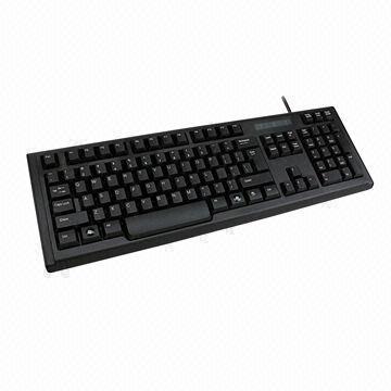 Wired Keyboard, Spill-resistant Design, Over 10,000,000 Times Buttons Lifetime