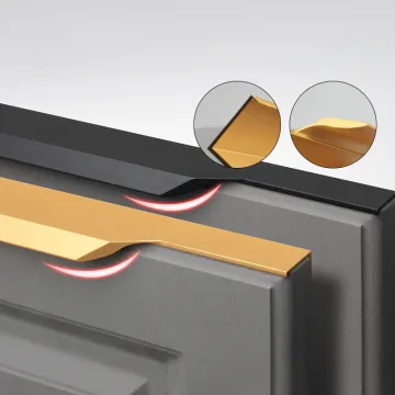6063 T5 Aluminum Extruded Profiles Aluminium Cabinet for Kitchen Furniture