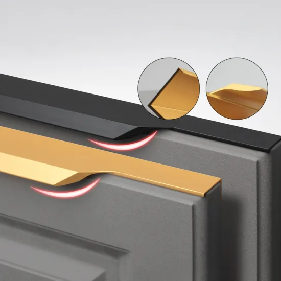 6063 T5 Aluminum Extruded Profiles Aluminium Cabinet for Kitchen Furniture