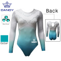 Moade-styl Gymnastyske leotard foar kompetysje famkes