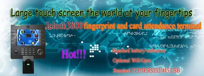 HF-ICLOCK3800 Biometric Colored Screen Attendance Systems
