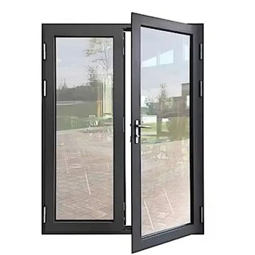 Alufront Heat Insulation Hinged Door for Villas: Aluminum Profile Waterproof Insulating Glass Door