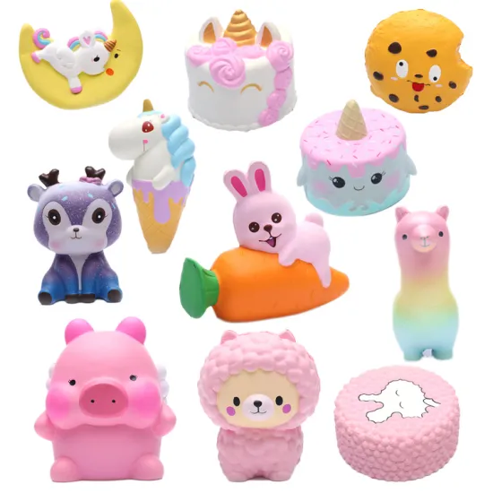 Custom Assorted Ball Rubber Foam PU Squeeze Toys for Kids