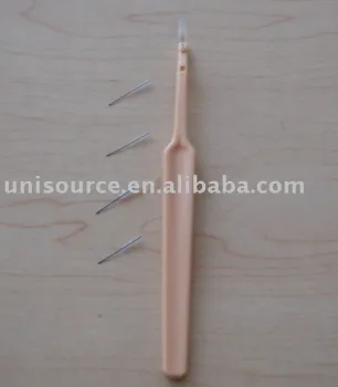 Interdental brush with refill parts