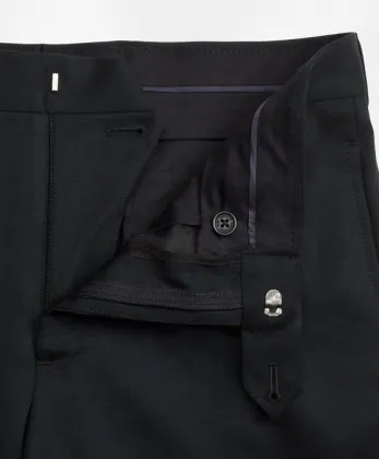 Premium Large Size Black Formal Suit Trousers