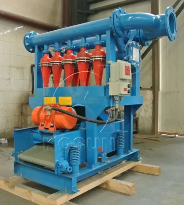 Oilfield drilling mud desilter