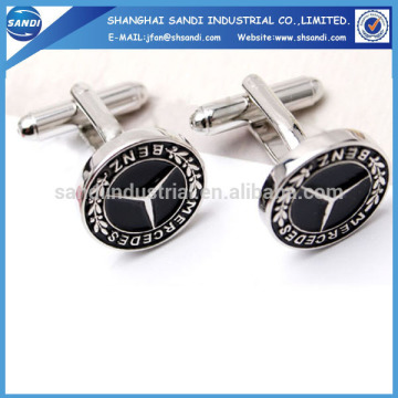 advertising metal cufflink with custom shape