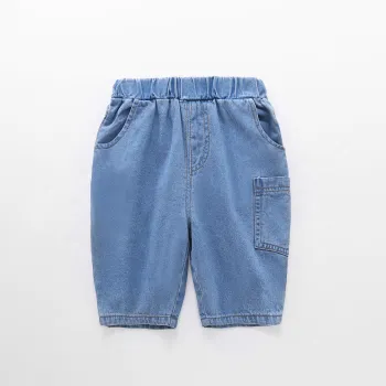 2020 best-selling boy jeans soft and comfortable denim shorts