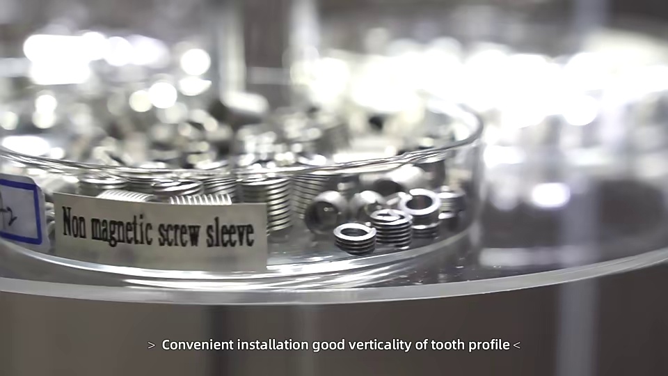 M2-M24 Stainless Steel 304 Tangless Spring Insert Screw Fastener with Natural Surface Thread Insert Carton Packing