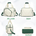 Quilted Puffer Nylon Pickleball Bag