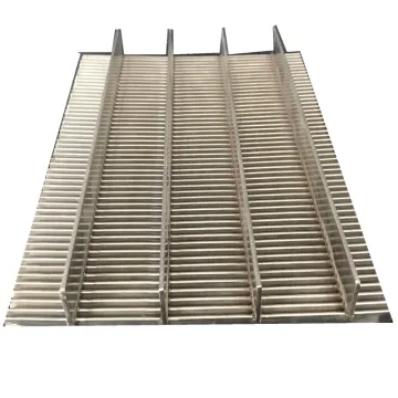 Stainless Steel Wedge Wire Wrapped Curved Sieve Flat Screen