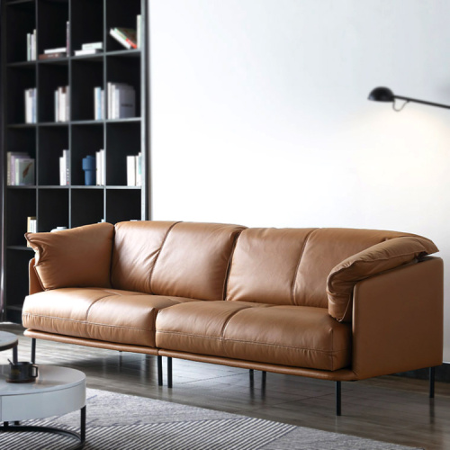 Nordic Modern Minimalist Room Sofa หนัง