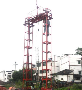 Materiali da costruzione avanzata Elevatore singola gabbia