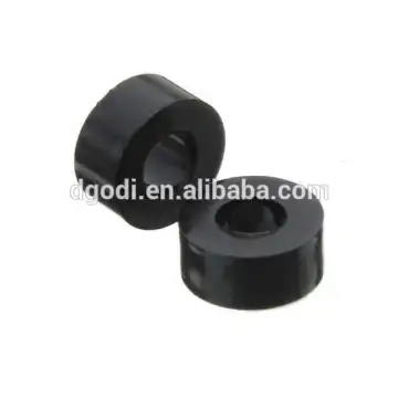 China hardware factory custom good and cheap plastic nylon black spacer