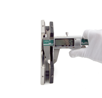 Mandril superior de acero inoxidable para puertas de vidrio