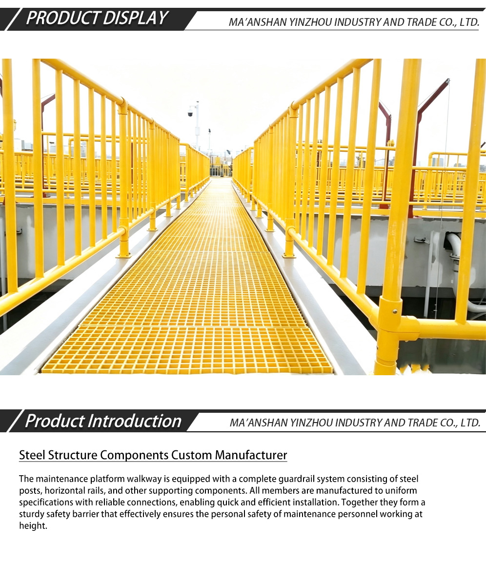 Platform Guardrail Steel Components-x