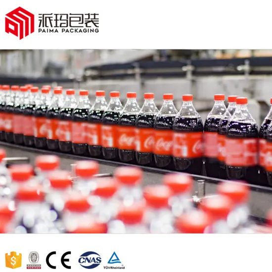 Top Brand Energy Saving Drinks Production Line: Carbonated Beverage Filling Cola Machine