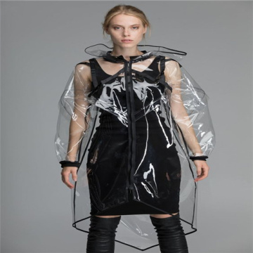 High quality Translucent PVC adult rainwear
