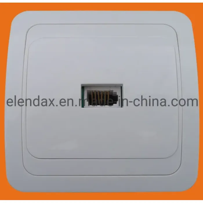 Toma numérica de teléfono empotrada