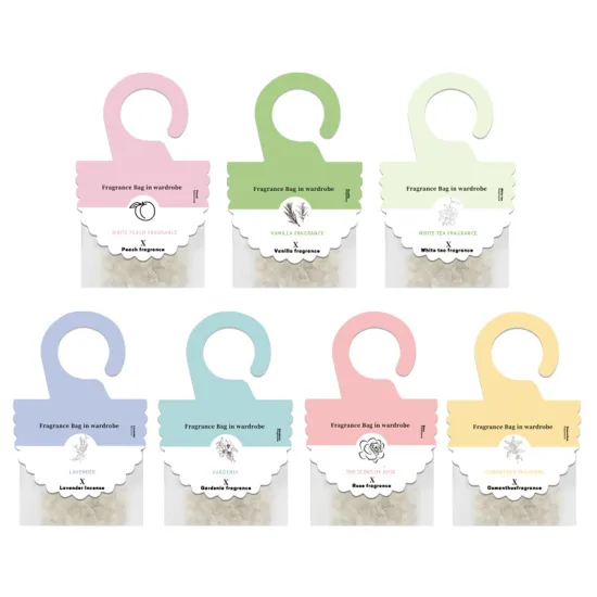 Fragrance bag in wardrobe