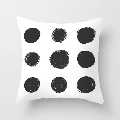 Nordic Digital Printing Geometric Fragment Pattern Pillow