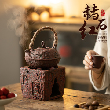 Stufa alcolica di grespa portatile per set di tè kung fu