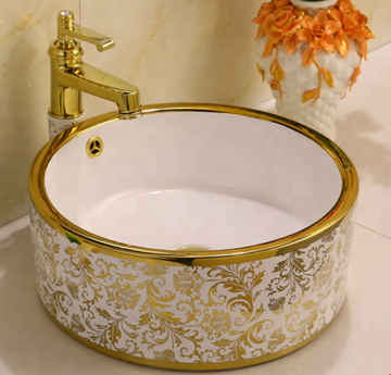Bas de lavabo en céramique Sanitary Ware Savel lavabo Golden Lavabo Bol pas de robinet