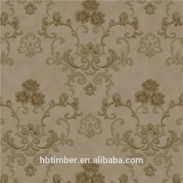 Bedroom decorative plastic wallpaper from China manufacturer with good pattern