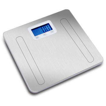 Body Fat Scale with 256 x 267mm Stainless Steel Platform, Operating with 4 x 1.5V AAA Batteries