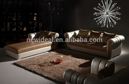 french sofa furniture with chaise longue (NC5088)