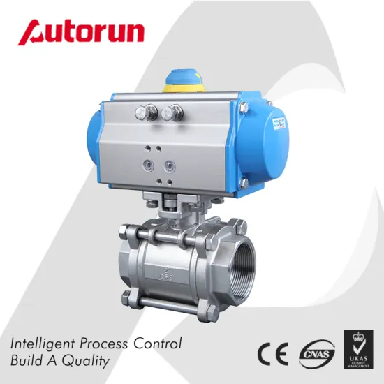 Pneumatic Thread End Dn50/2" 3 Pieces Ball Valve